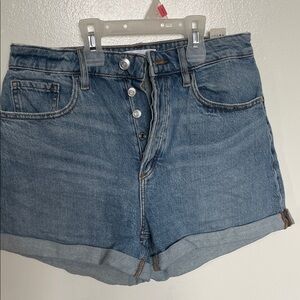Dynamite Light Blue Jean Shorts
